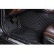 Buy Black and Black Stitching Luxury Leather Diamond Car Floor Mats UK Buy Black and Black Stitching Luxury Leather Diamond Car Floor Mats UK