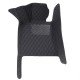 Buy Black and Black Stitching Luxury Leather Diamond Car Floor Mats UK Buy Black and Black Stitching Luxury Leather Diamond Car Floor Mats UK