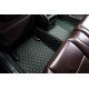 Buy Black and Green Stitching Luxury Leather Diamond Car Floor Mats UK Buy Black and Green Stitching Luxury Leather Diamond Car Floor Mats UK