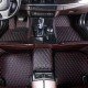 Buy Black and Red Stitching Luxury Leather Diamond Car Floor Mats UK Buy Black and Red Stitching Luxury Leather Diamond Car Floor Mats UK