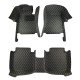 Buy Black and Yellow Stitching Luxury Leather Diamond Car Floor Mats UK Buy Black and Yellow Stitching Luxury Leather Diamond Car Floor Mats UK