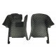 Buy Black and Yellow Stitching Luxury Leather Diamond Car Floor Mats UK Buy Black and Yellow Stitching Luxury Leather Diamond Car Floor Mats UK