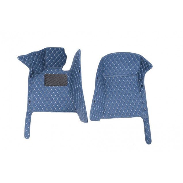 Buy Blue Luxury Leather Diamond Car Floor Mats UK Buy Blue Luxury Leather Diamond Car Floor Mats UK