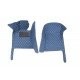 Buy Blue Luxury Leather Diamond Car Floor Mats UK Buy Blue Luxury Leather Diamond Car Floor Mats UK