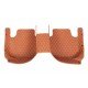 Buy Brown Luxury Leather Diamond Car Floor Mats UK Buy Brown Luxury Leather Diamond Car Floor Mats UK