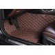 Buy Dark Brown Luxury Leather Diamond Car Floor Mats UK Buy Dark Brown Luxury Leather Diamond Car Floor Mats UK