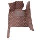 Buy Dark Brown Luxury Leather Diamond Car Floor Mats UK Buy Dark Brown Luxury Leather Diamond Car Floor Mats UK