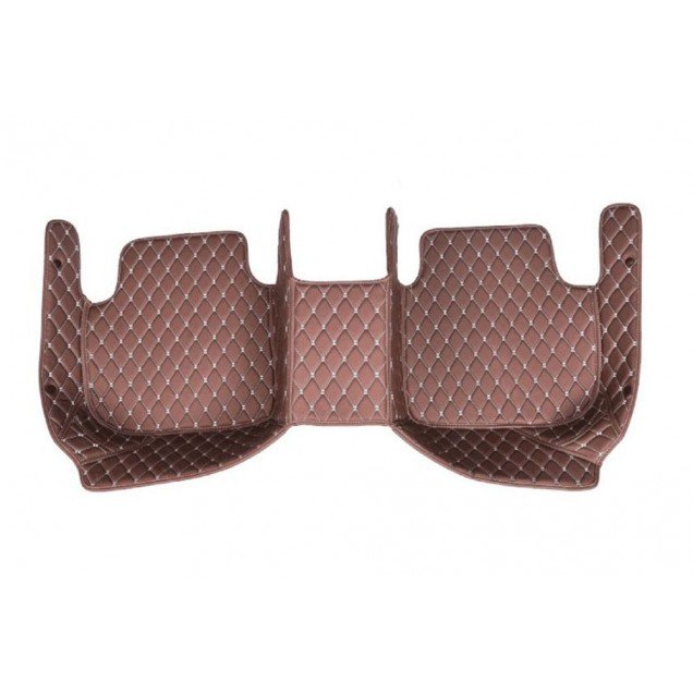 Buy Dark Brown Luxury Leather Diamond Car Floor Mats UK Buy Dark Brown Luxury Leather Diamond Car Floor Mats UK