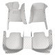 Buy Grey Luxury Leather Diamond Car Floor Mats UK Buy Grey Luxury Leather Diamond Car Floor Mats UK