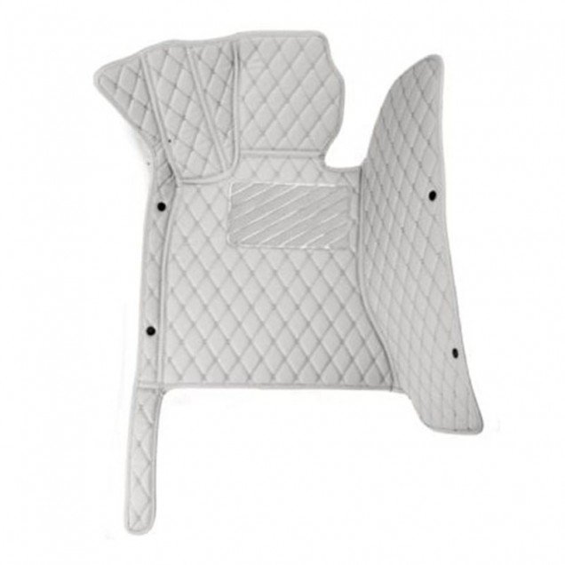 Buy Grey Luxury Leather Diamond Car Floor Mats UK Buy Grey Luxury Leather Diamond Car Floor Mats UK