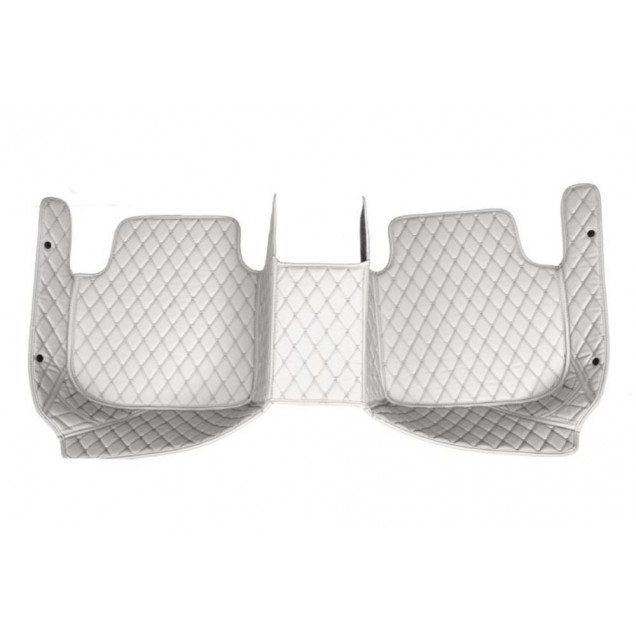 Buy Grey Luxury Leather Diamond Car Floor Mats UK Buy Grey Luxury Leather Diamond Car Floor Mats UK