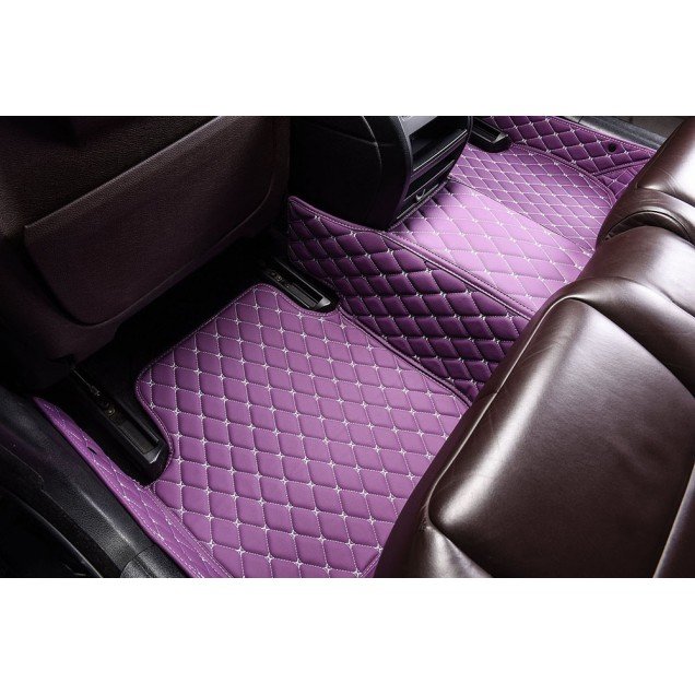 Buy Purple Luxury Leather Diamond Car Floor Mats UK Buy Purple Luxury Leather Diamond Car Floor Mats UK
