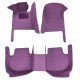 Buy Purple Luxury Leather Diamond Car Floor Mats UK Buy Purple Luxury Leather Diamond Car Floor Mats UK