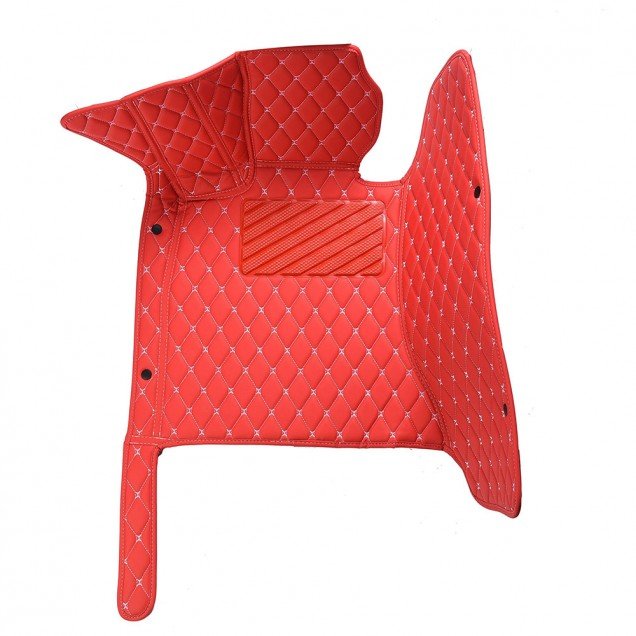 Buy Red Luxury Leather Diamond Car Floor Mats UK Buy Red Luxury Leather Diamond Car Floor Mats UK
