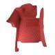 Buy Wine Red Luxury Leather Diamond Car Floor Mats UK