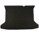 Buy Black and White Stitching Luxury Leather Diamond Trunk Base Mats UK Buy Black and White Stitching Luxury Leather Diamond Trunk Base Mats UK