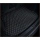 Buy Black and White Stitching Luxury Leather Diamond Trunk Base Mats UK Buy Black and White Stitching Luxury Leather Diamond Trunk Base Mats UK