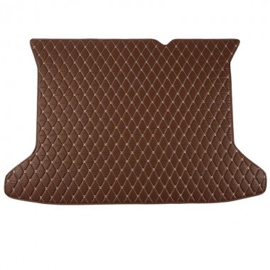 Buy Dark Brown Luxury Leather Diamond Trunk Base Mats UK