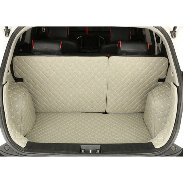 Buy Grey Full Cover Luxury Leather Diamond Trunk Car Floor Mats UK Buy Grey Full Cover Luxury Leather Diamond Trunk Car Floor Mats UK