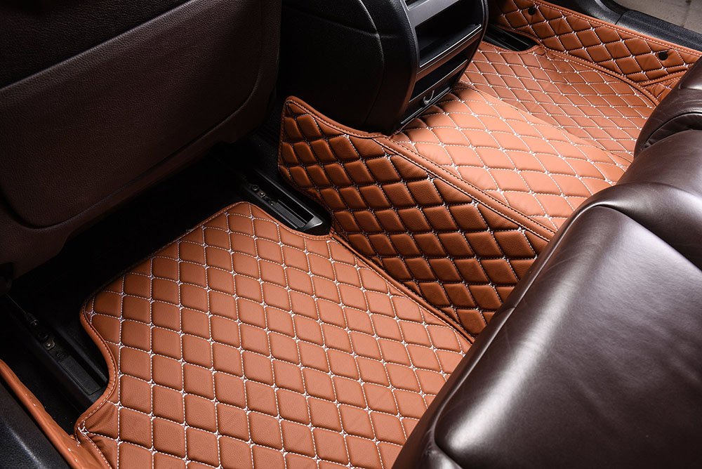 Buy Brown Custom Diamond Car Mats UK