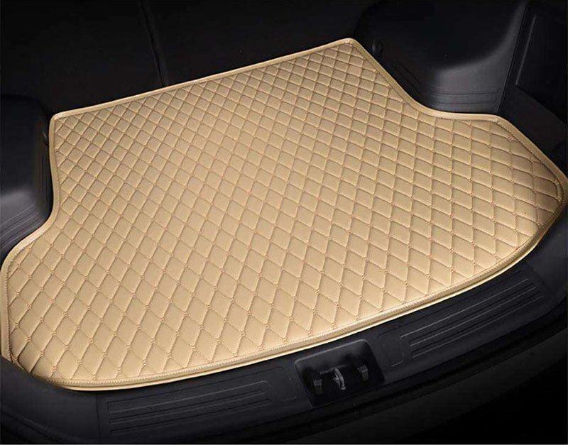 Buy Beige Luxury Leather Diamond Trunk Base Mats UK