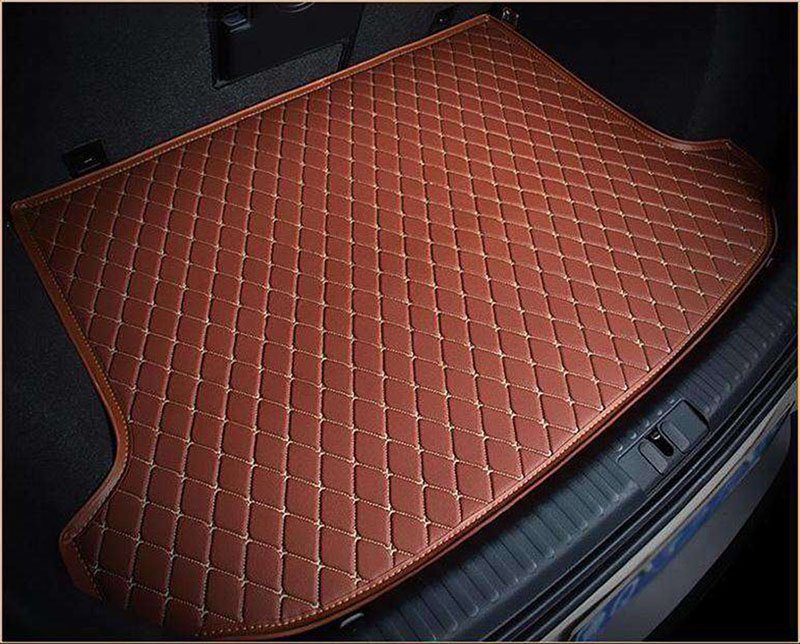Buy Brown Luxury Leather Diamond Trunk Base Mats UK
